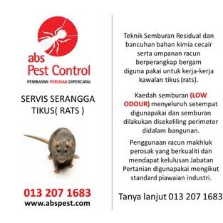 servis kawalan perosak terbaik di kampong masjid tanah